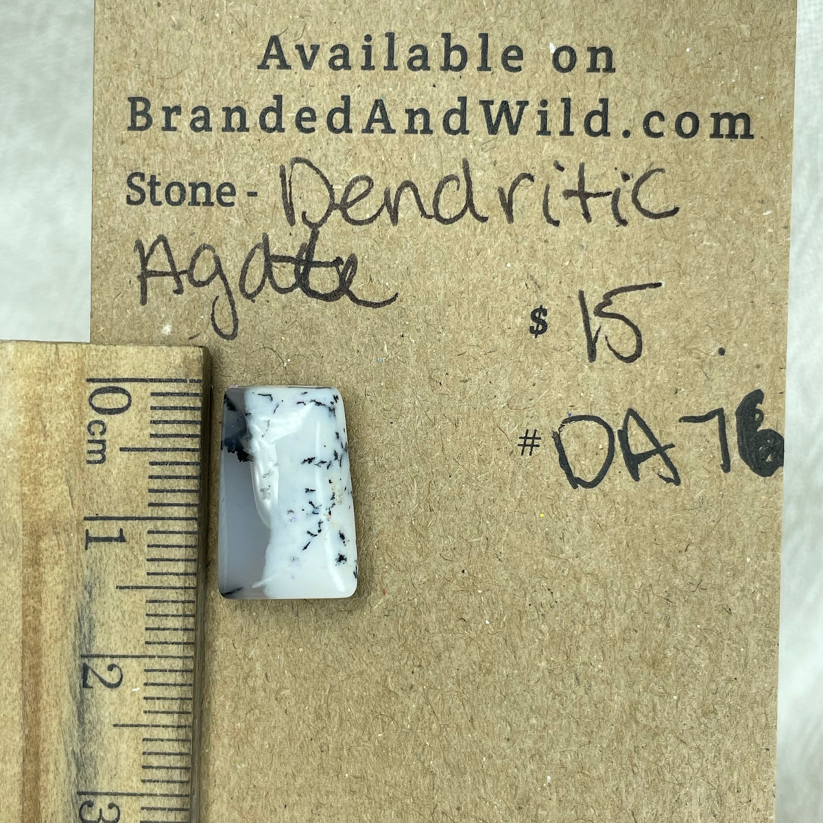 Dendritic Agate Cabochon - DA76 0D753989-917E-4819-A535-8D15347D324A Brandedandwild.com