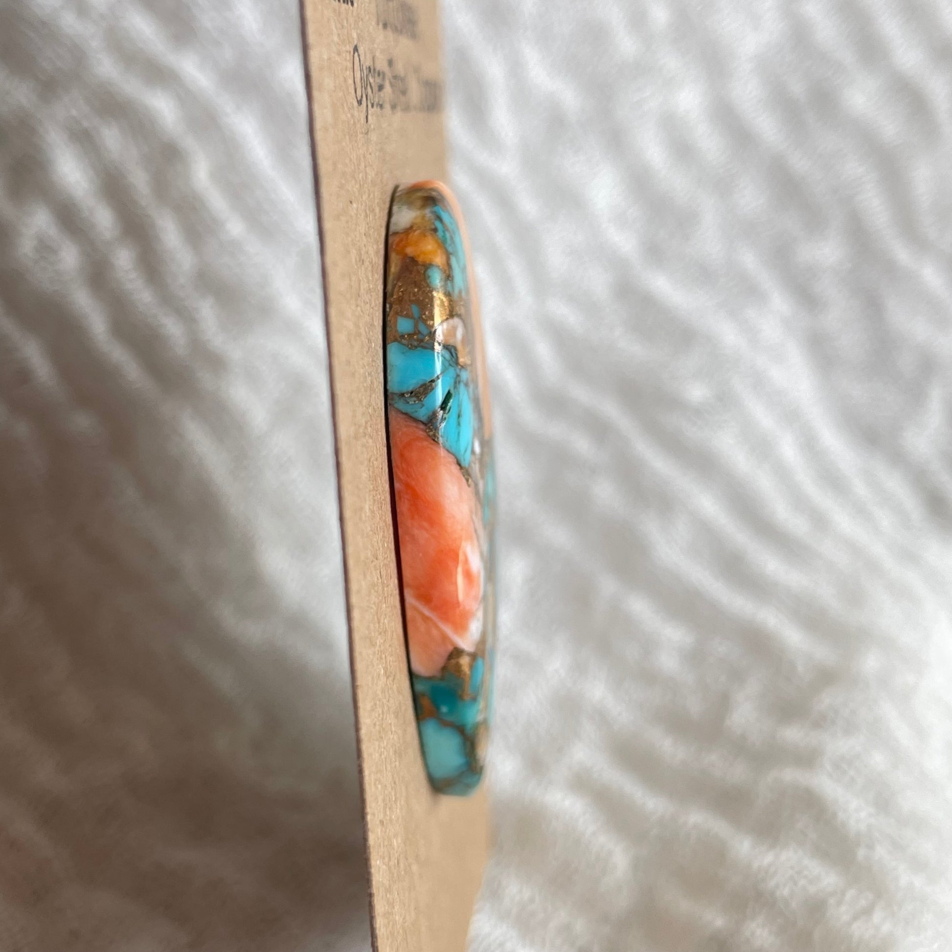 Turquoise, Oystershell, Copper Cabochon - TOC26 0D8014E9-3774-4F20-9AF8-77F8BAC715F9 Brandedandwild.com