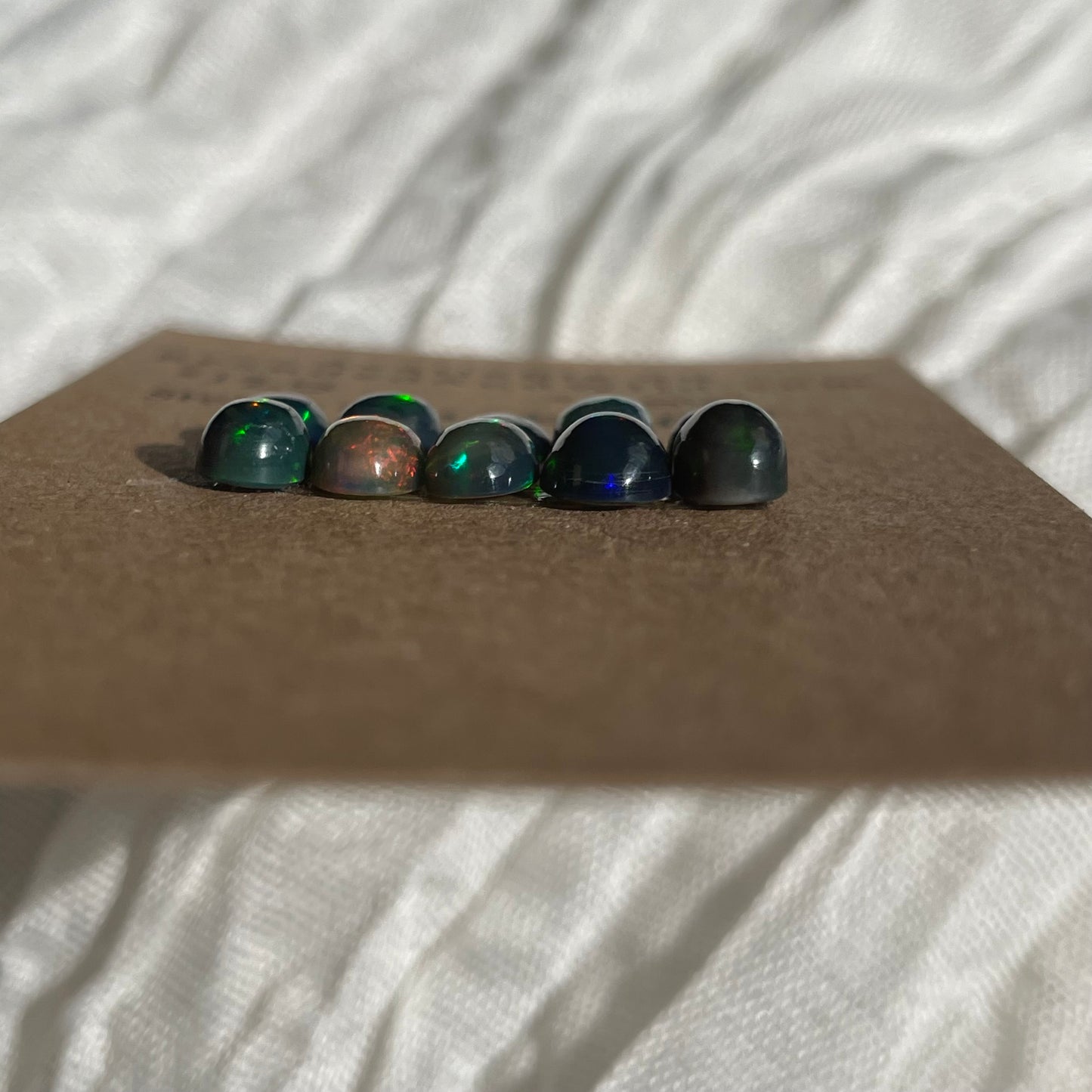 Black Opal - Cabochon - B010 0D9D1FAA-C946-46E8-A792-524C7CE49183 Brandedandwild.com