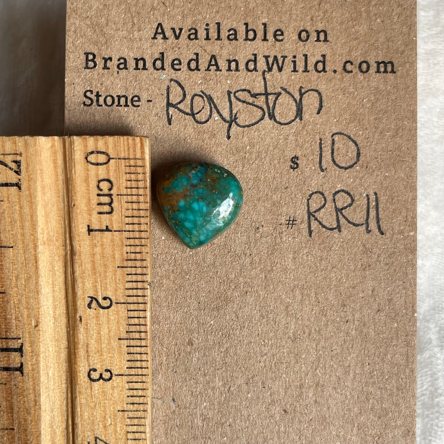 Royston Ribbon Turquoise Cabochon RR11 0DBDDE86-E6BA-43D7-AFC5-A8A7234CD4D3 Brandedandwild.com