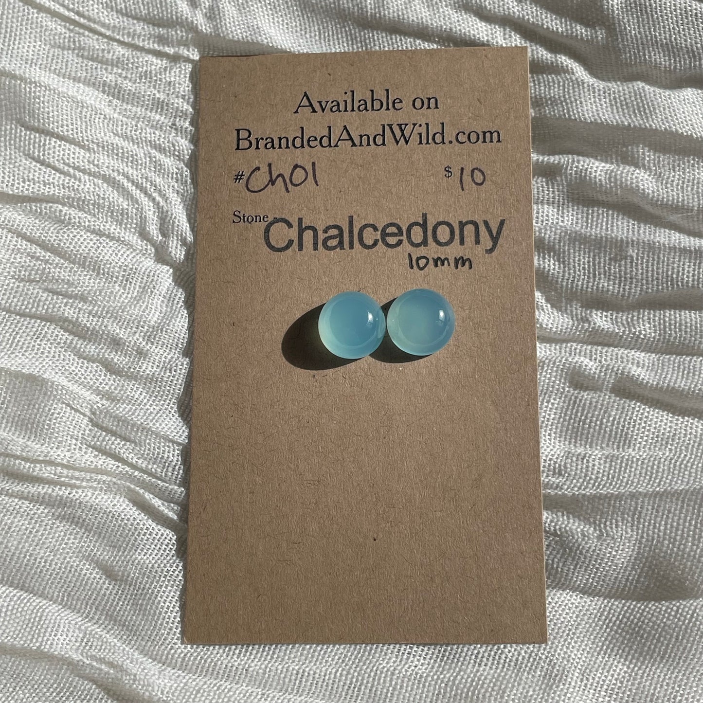 Chalcedony Cabochon - CH01 0DC0F383-D794-4A7D-85DE-F06154FE792B Brandedandwild.com