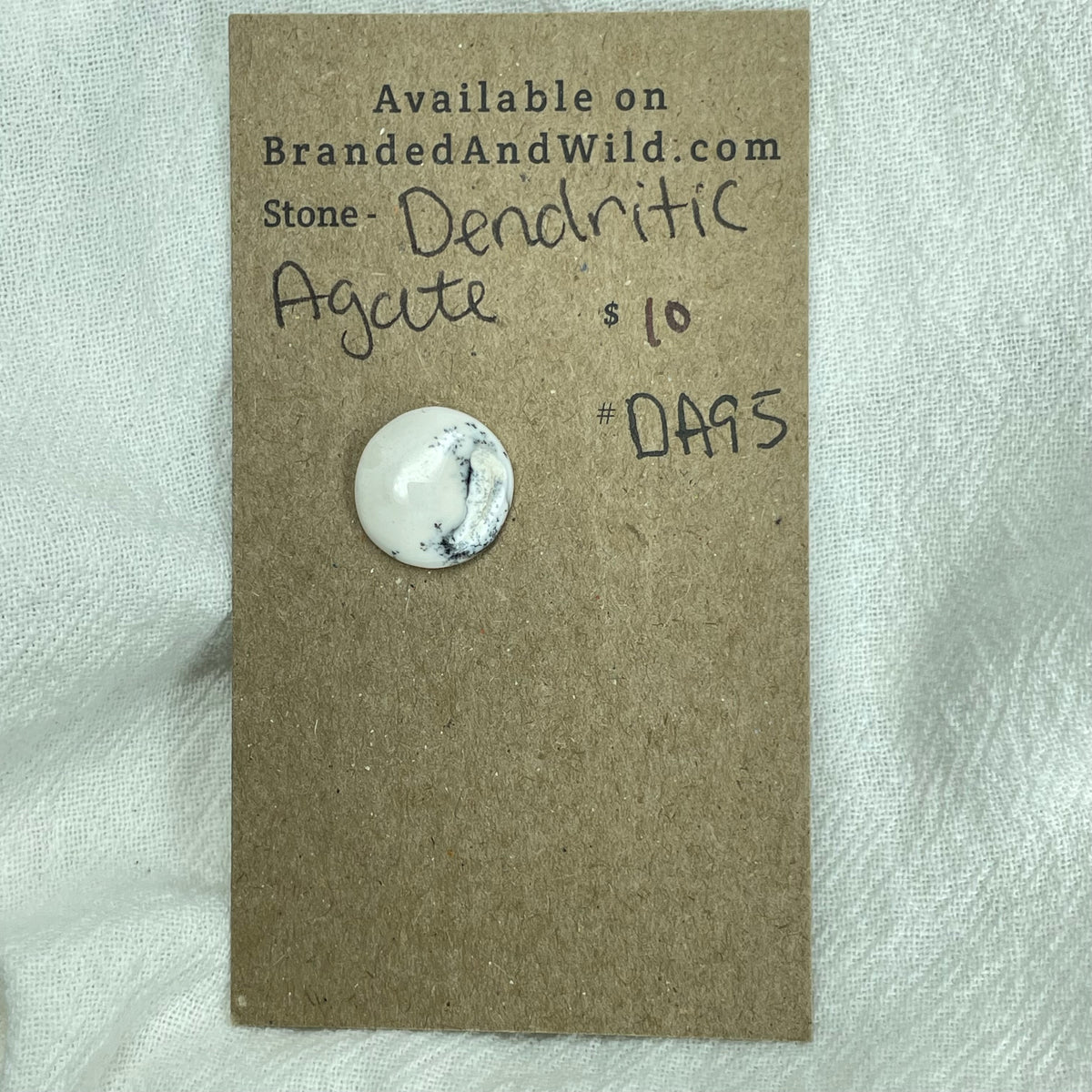 Dendritic Agate Cabochon - DA95 0DD16CD5-AC6E-4506-95E8-F8BF9066FE63 Brandedandwild.com