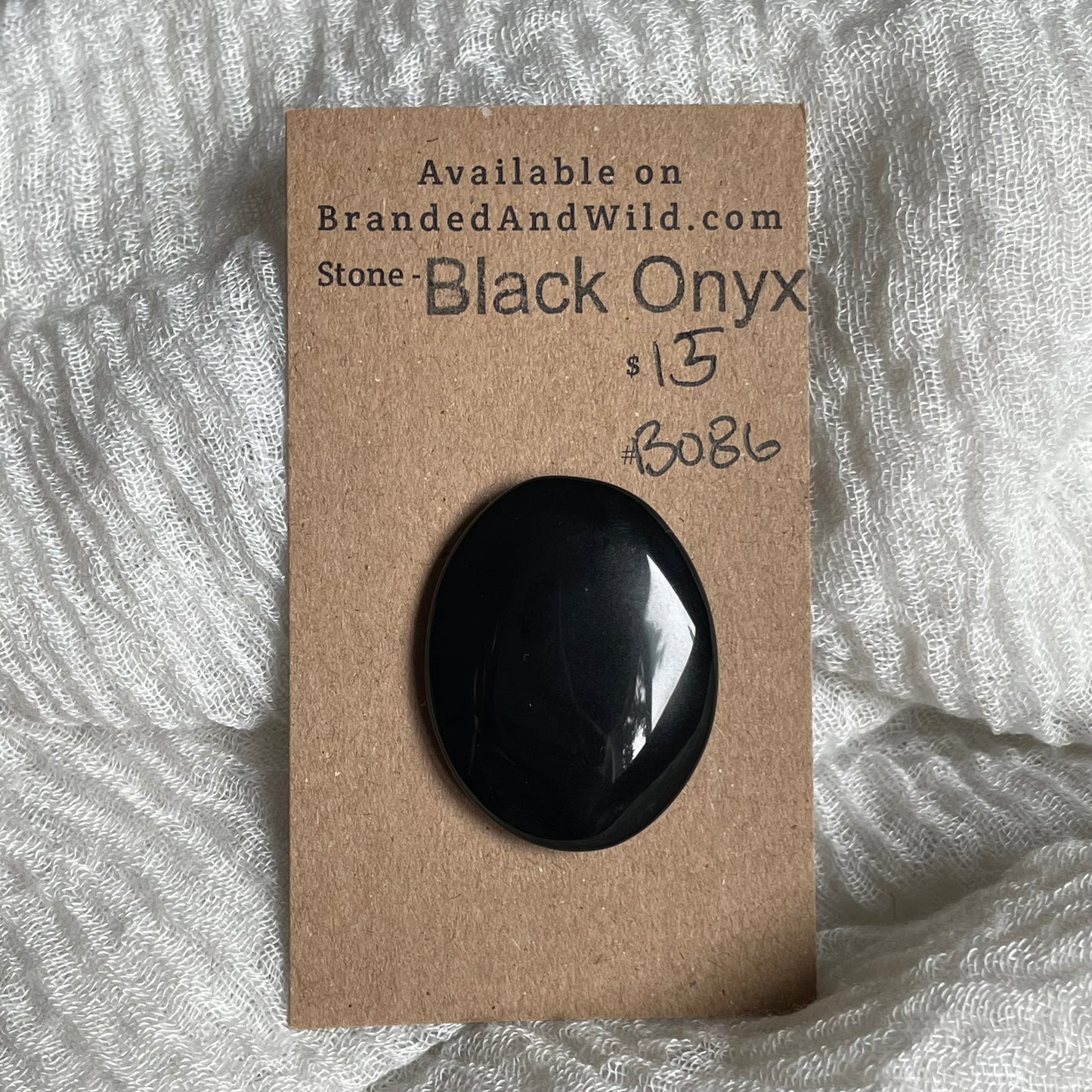 Black Onyx - Cabochon - BO86