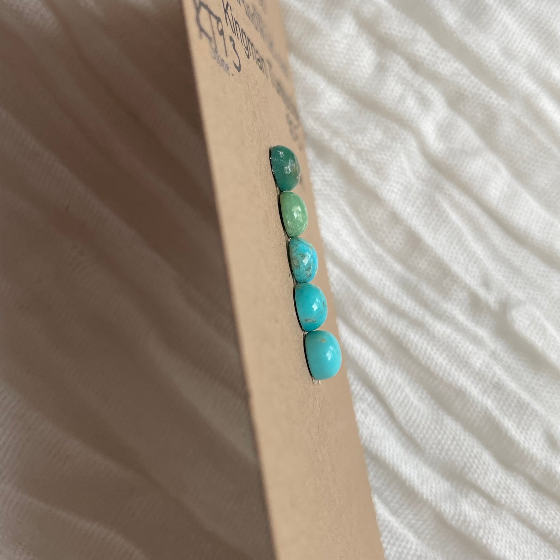 Kingman Turquoise Cabochon - KT93 0E0A1E81-3927-4869-AA46-EDDE9DFB6C25 Brandedandwild.com