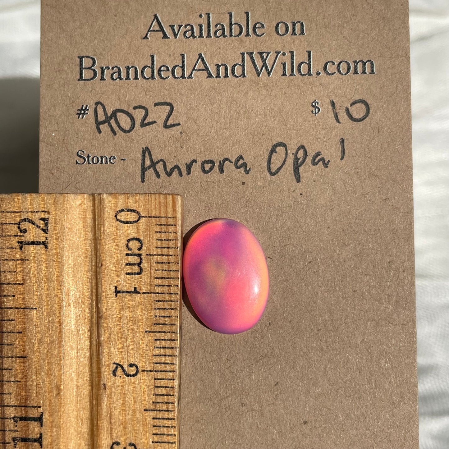 Aurora Opal Cabochon - A022 0E3A61C3-1D5D-4115-A6C6-E5575DD337D9 Brandedandwild.com
