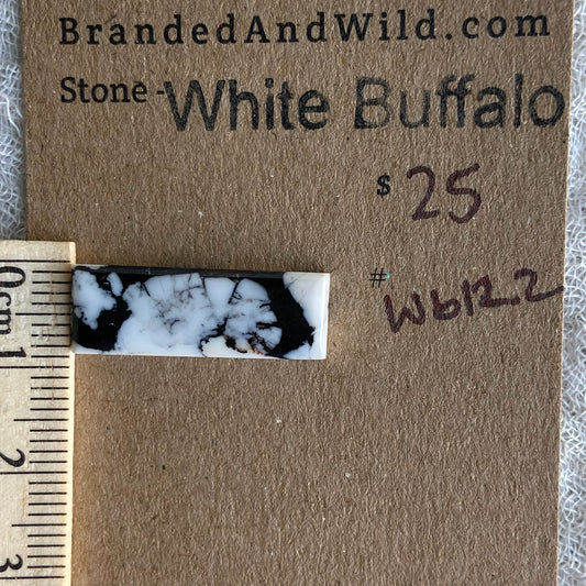 White Buffalo Cabochon - WB122