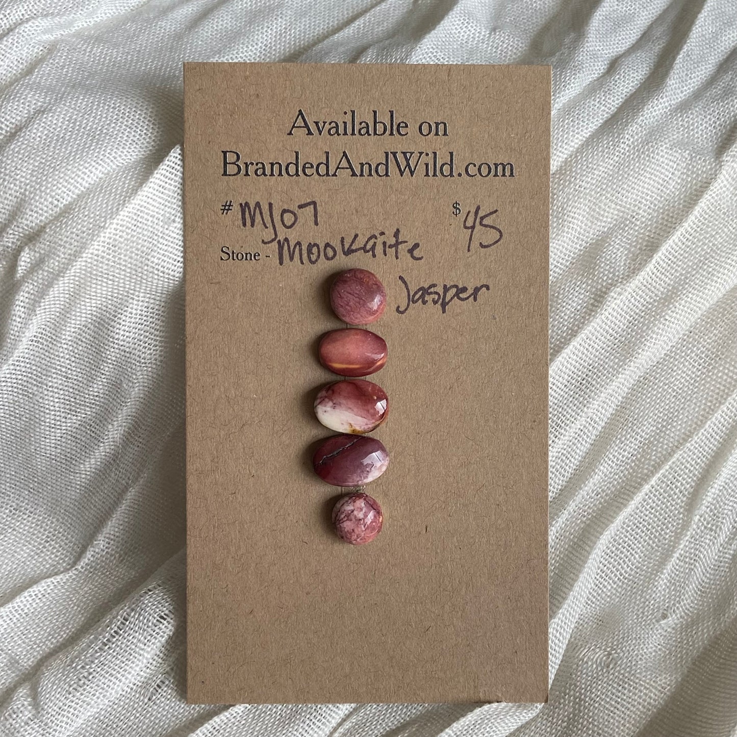 Mookaite Jasper Cabochon - MJ07 0E594FA3-C632-4031-ABDB-30991E17C3F9 Brandedandwild.com