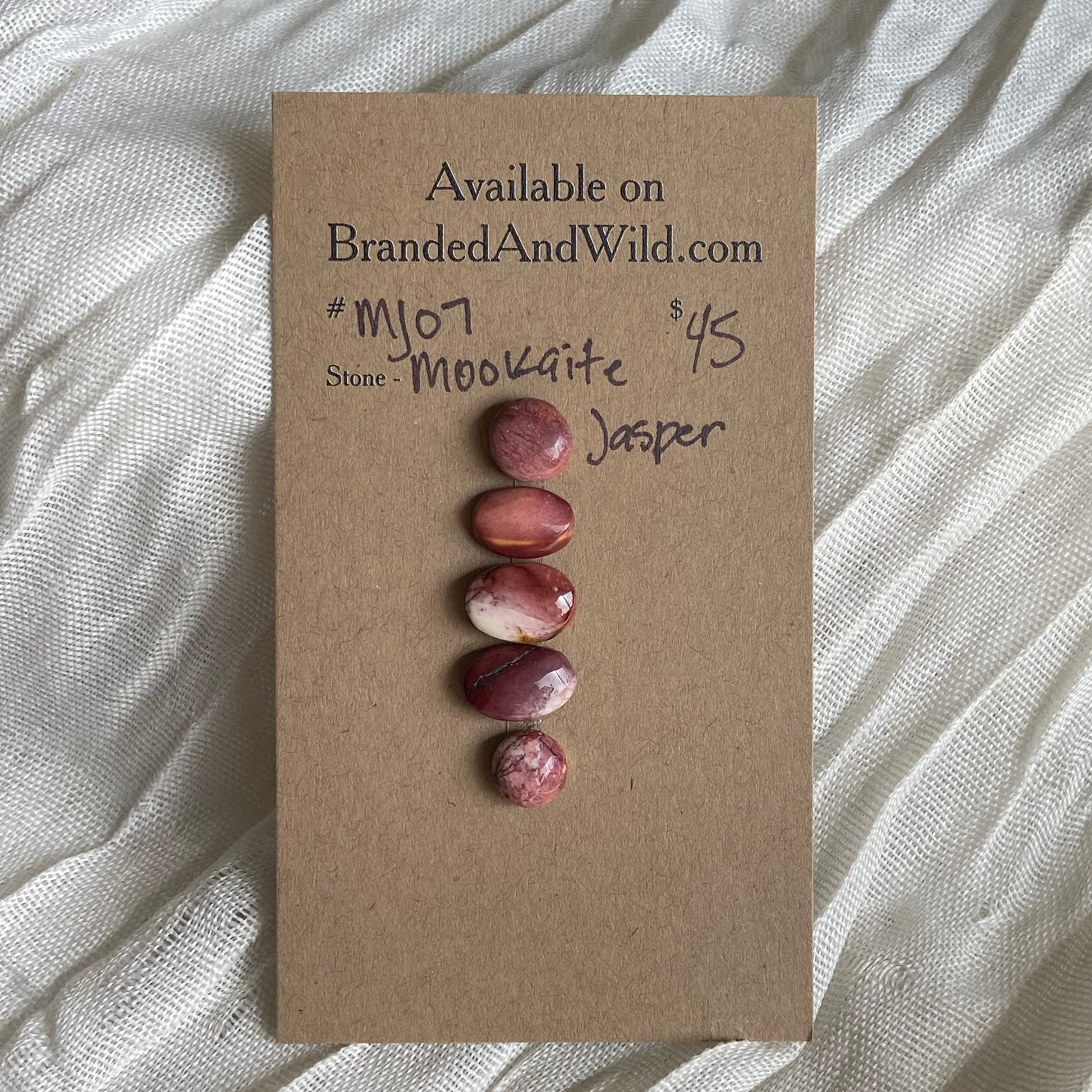 Mookaite Jasper Cabochon - MJ07 0E594FA3-C632-4031-ABDB-30991E17C3F9 Brandedandwild.com