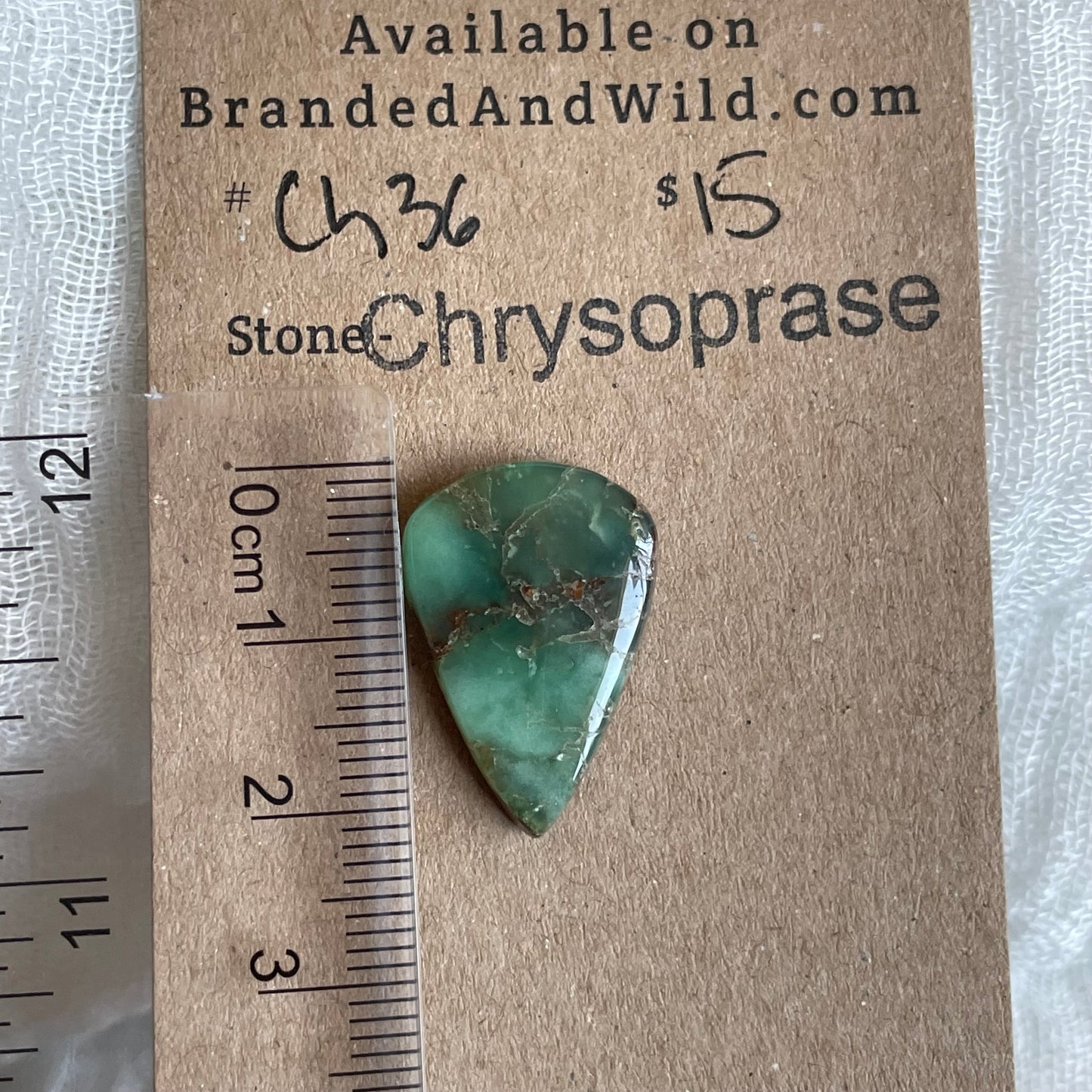 Chrysoprase Cabochon - Ch36