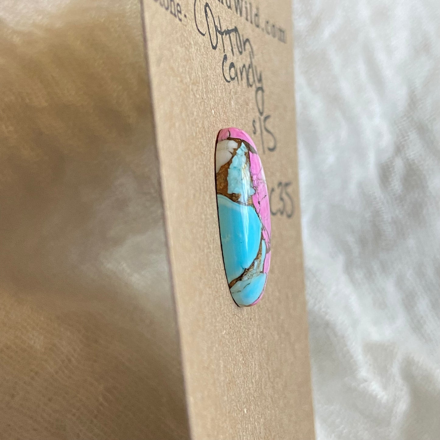 Cotton Candy Cabochon - CC35 0E873FF8-5786-4705-BCBA-075E8438CBD6 Brandedandwild.com