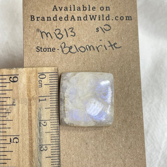 Belomrite Moonstone Cabochon - MB13 0E887355-B3AD-43DB-9AD2-709FFBE9E0FC Brandedandwild.com