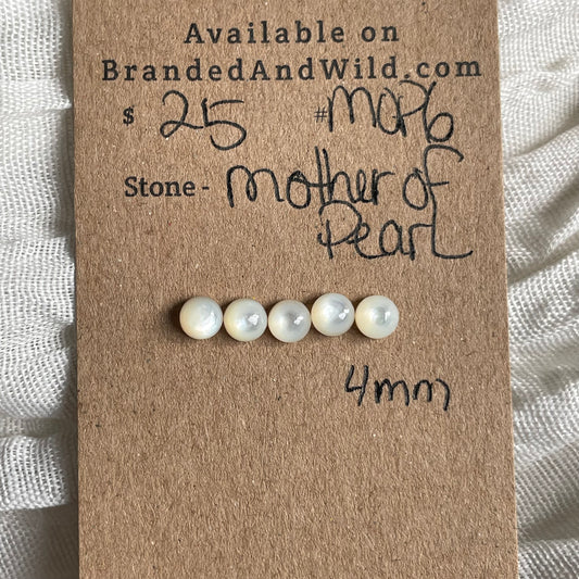 Mother of Pearl Cabochon - MOP6 0EA43649-6516-436D-8C30-E9F5AD4172DF Brandedandwild.com