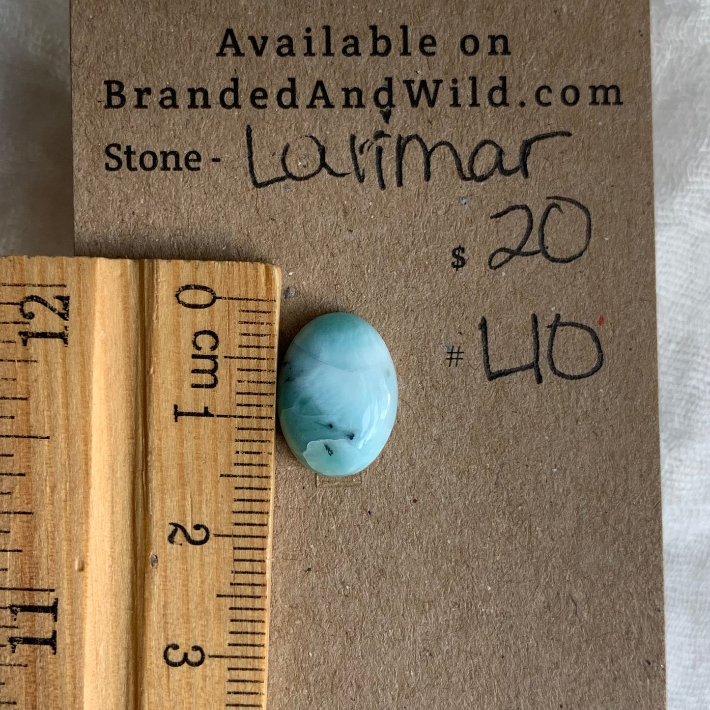 Larimar Cabochon - L10