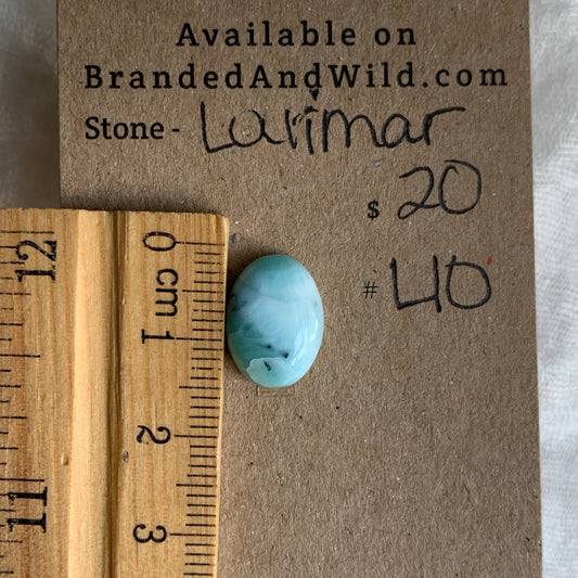Larimar Cabochon - L10