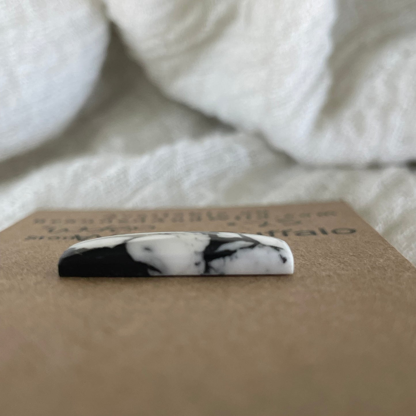 White Buffalo Cabochon - WB80