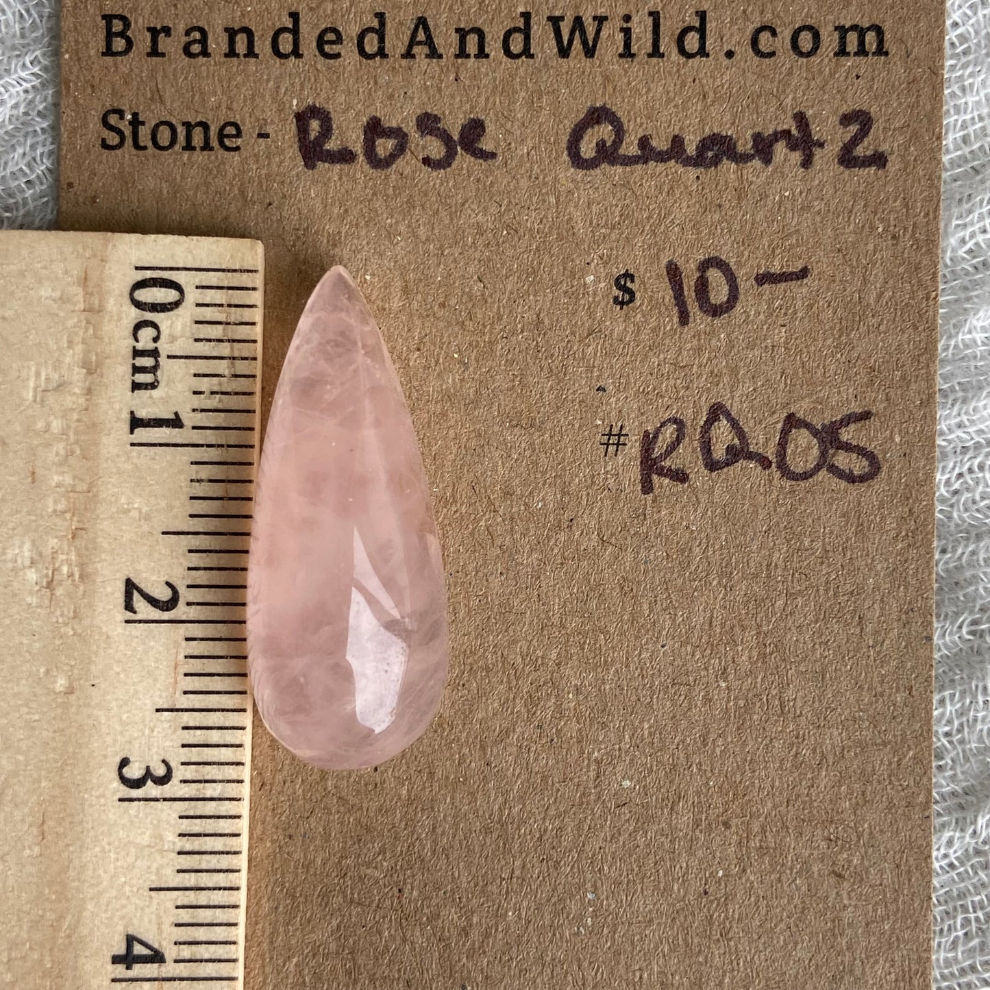 Rose Quartz Cabochon - RQ05