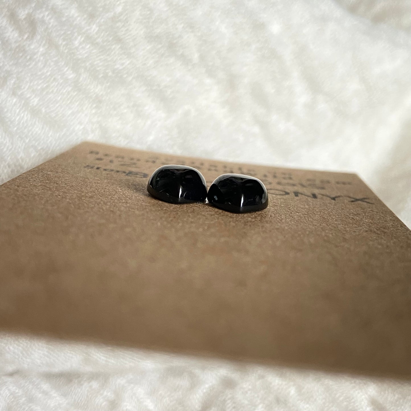 Black Onyx Cabochon - B015 0F0F1C97-4A19-4FAE-8DDA-9A6167A28442 Brandedandwild.com