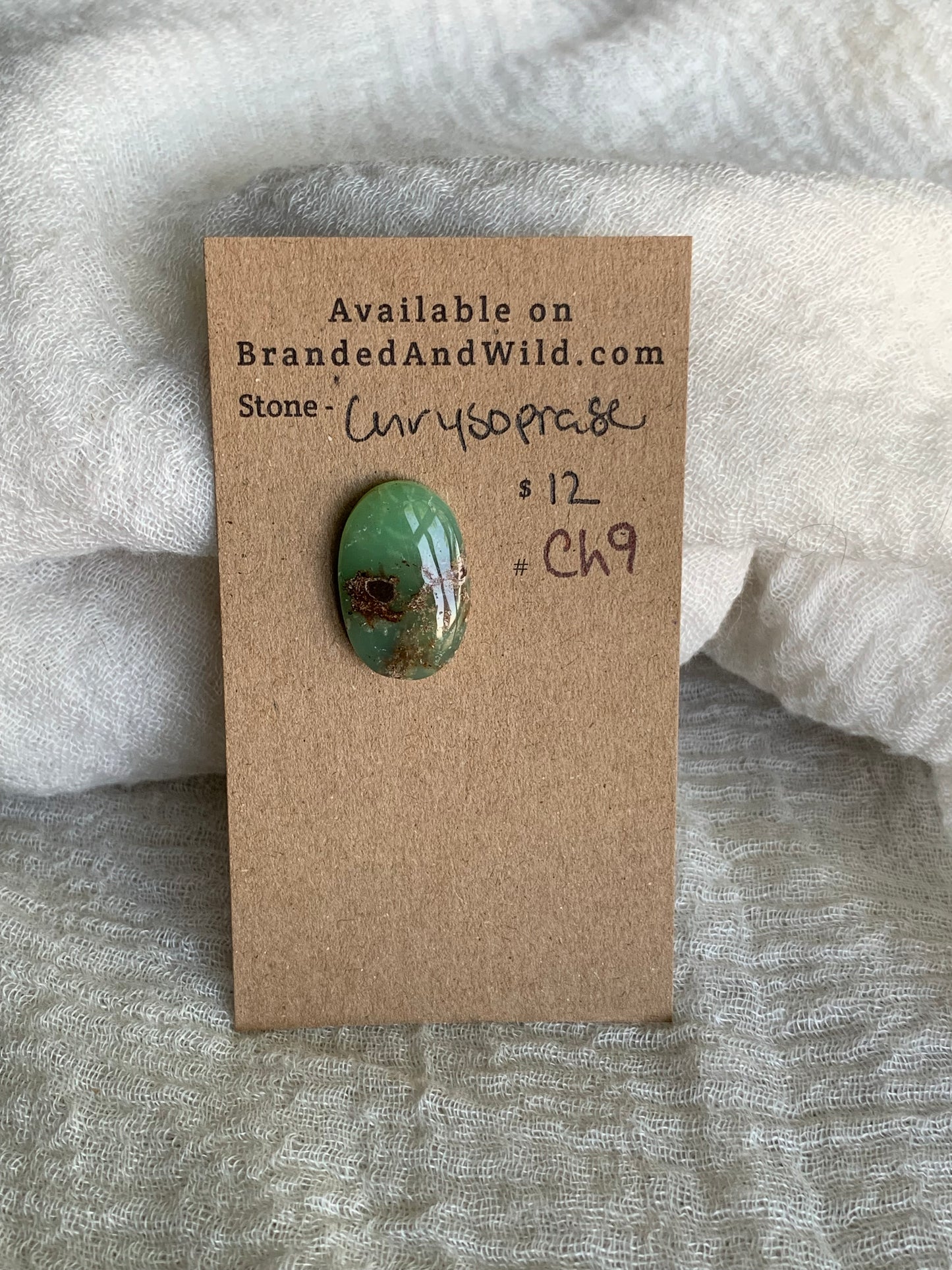 Chrysoprase Cabochon - Ch9