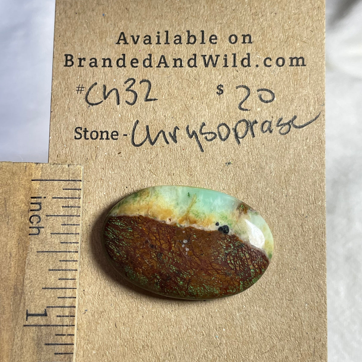 Chrysoprase Cabochon - CH32