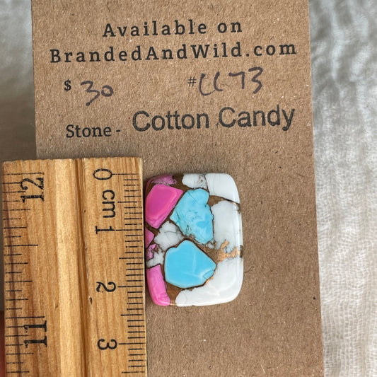 Cotton Candy Cabochon - CC73 0F512E9E-9FFC-4A9D-814B-10DF7FC865EA Brandedandwild.com