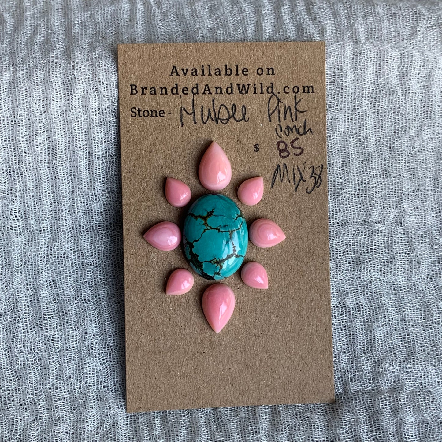Hubei / Pink Conch Cabochon - Mix38