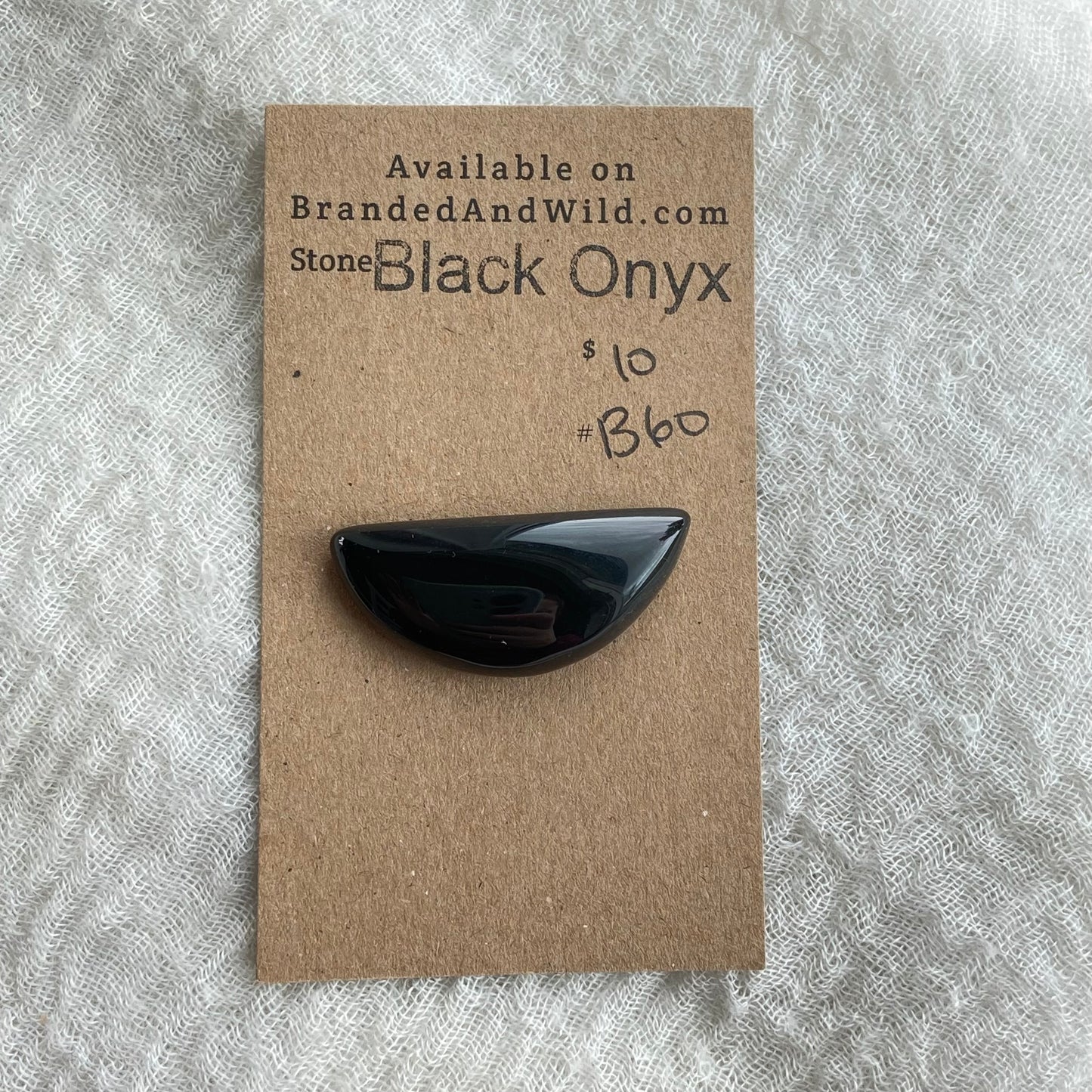 Black Onyx - Cabochon - B60