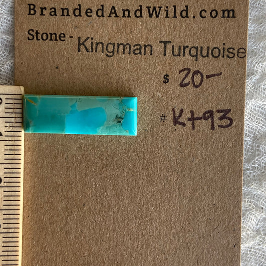 Kingman Turquoise Cabochon - KT93