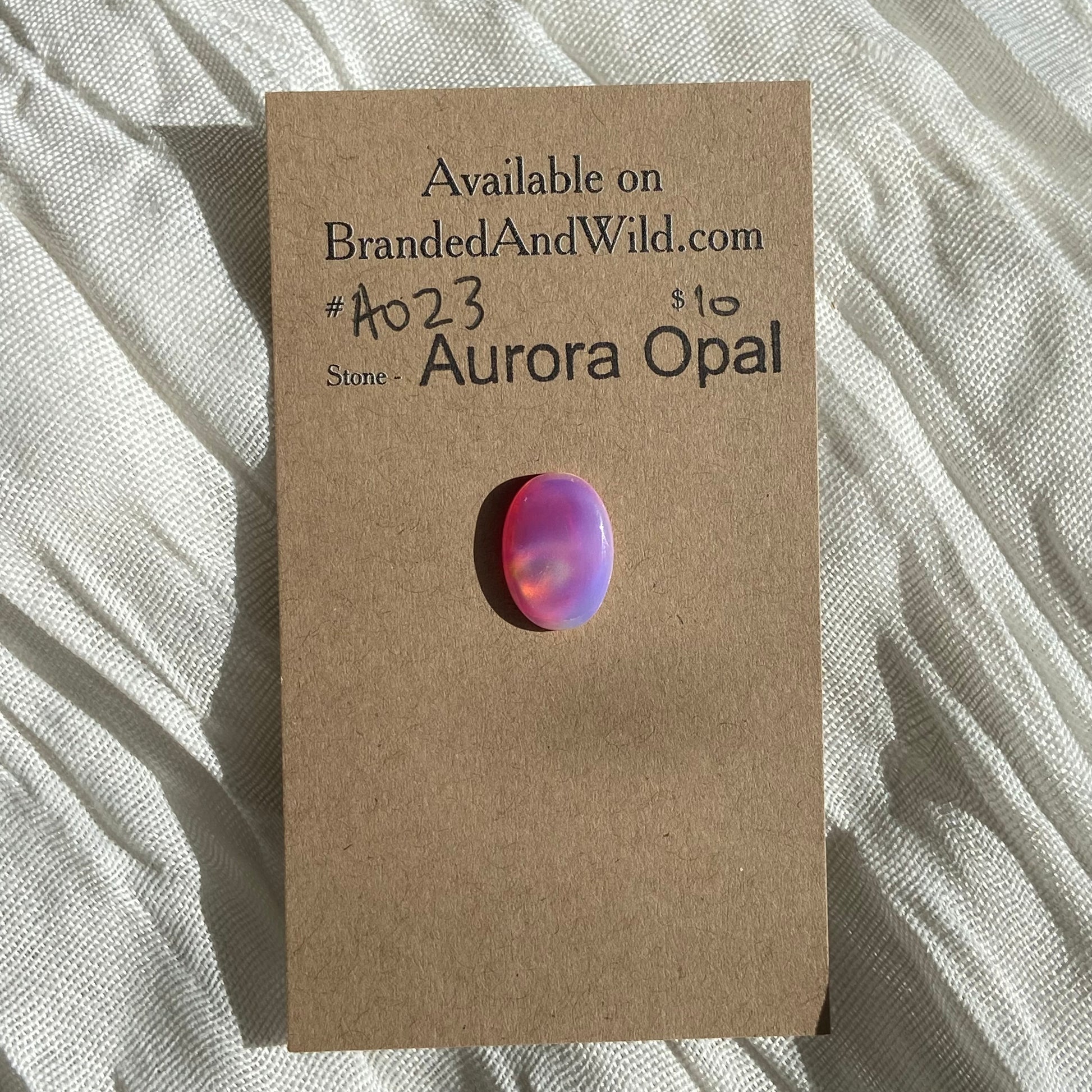 Aurora Opal Cabochon - A023 0F847C83-D85F-402B-B00C-5148285A31A2 Brandedandwild.com