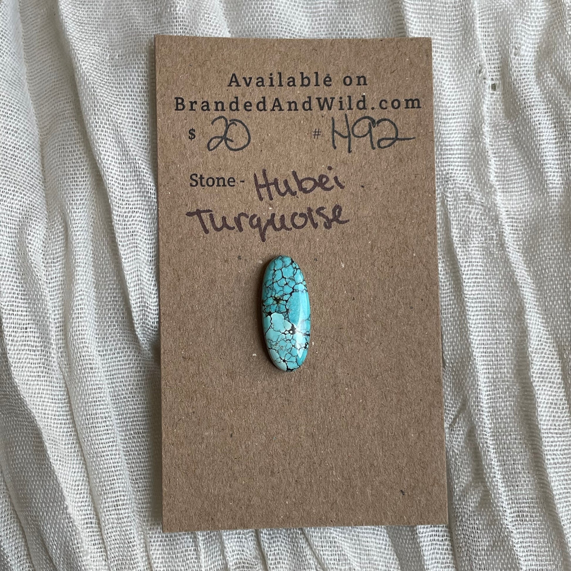 Hubei Turquoise Cabochon - H92 0FA3B5C1-6CA9-48CB-A45B-31B1012160F7 Brandedandwild.com