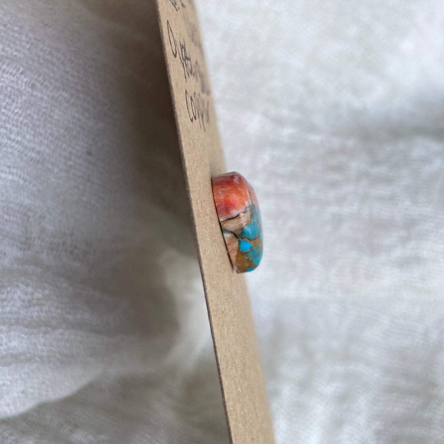 Turquoise, Oystershell, Copper Cabochon - TOC78
