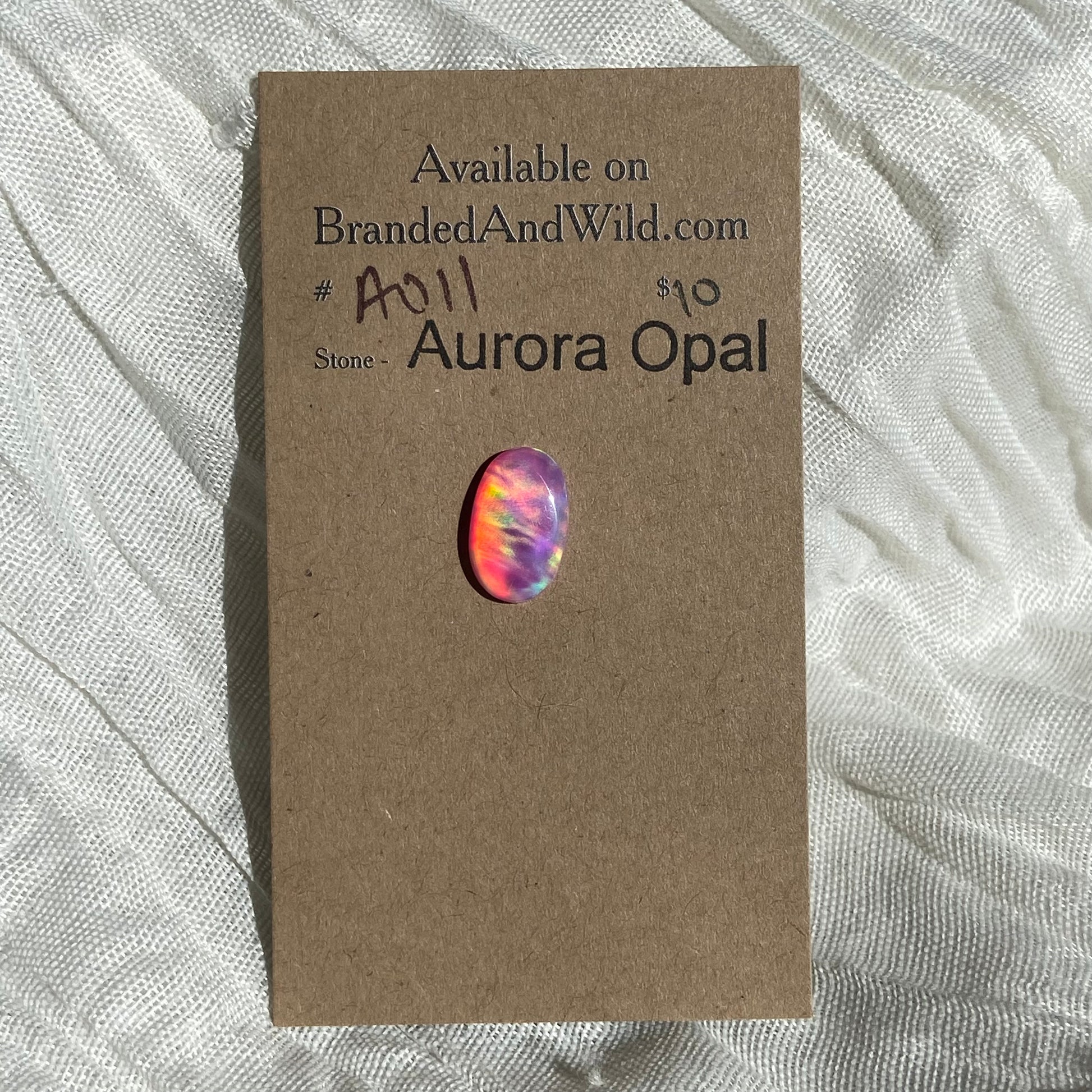 Aurora Opal Cabochon - A011 0FD4B20A-DA06-4DA5-AFAF-4E9F63F00C3B Brandedandwild.com