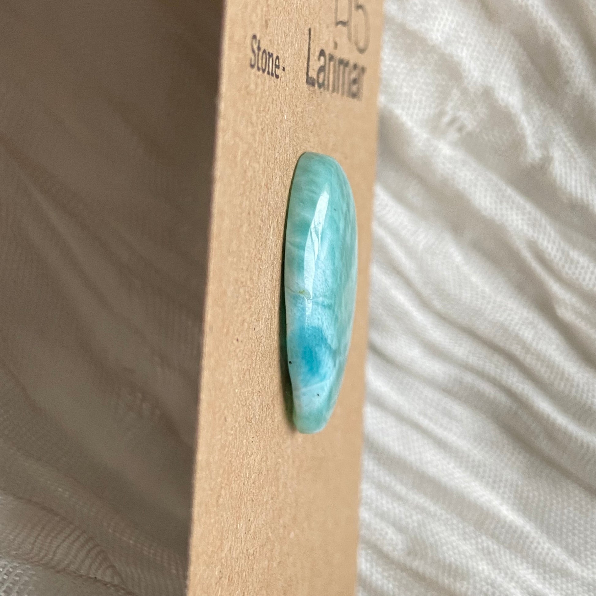 Larimar Cabochon - L15 0FEB66E5-B4BA-4FE5-AB78-61F63B0F0FA0 Brandedandwild.com