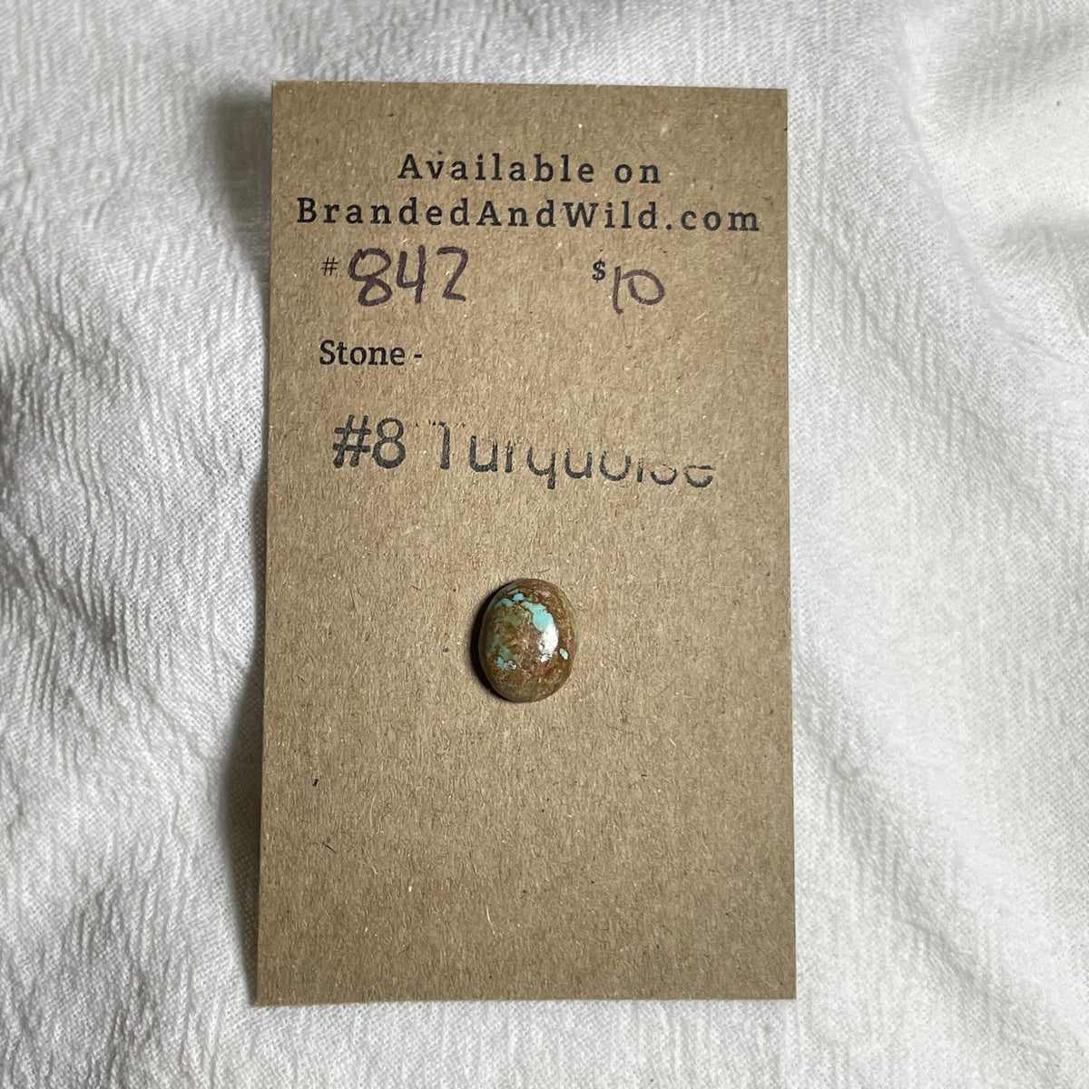 #8 Turquoise Cabochon - #842