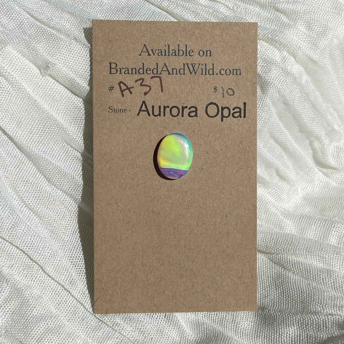 Aurora Opal Cabochon - A37 1010E559-5727-4147-B674-0859FED60A37 Brandedandwild.com