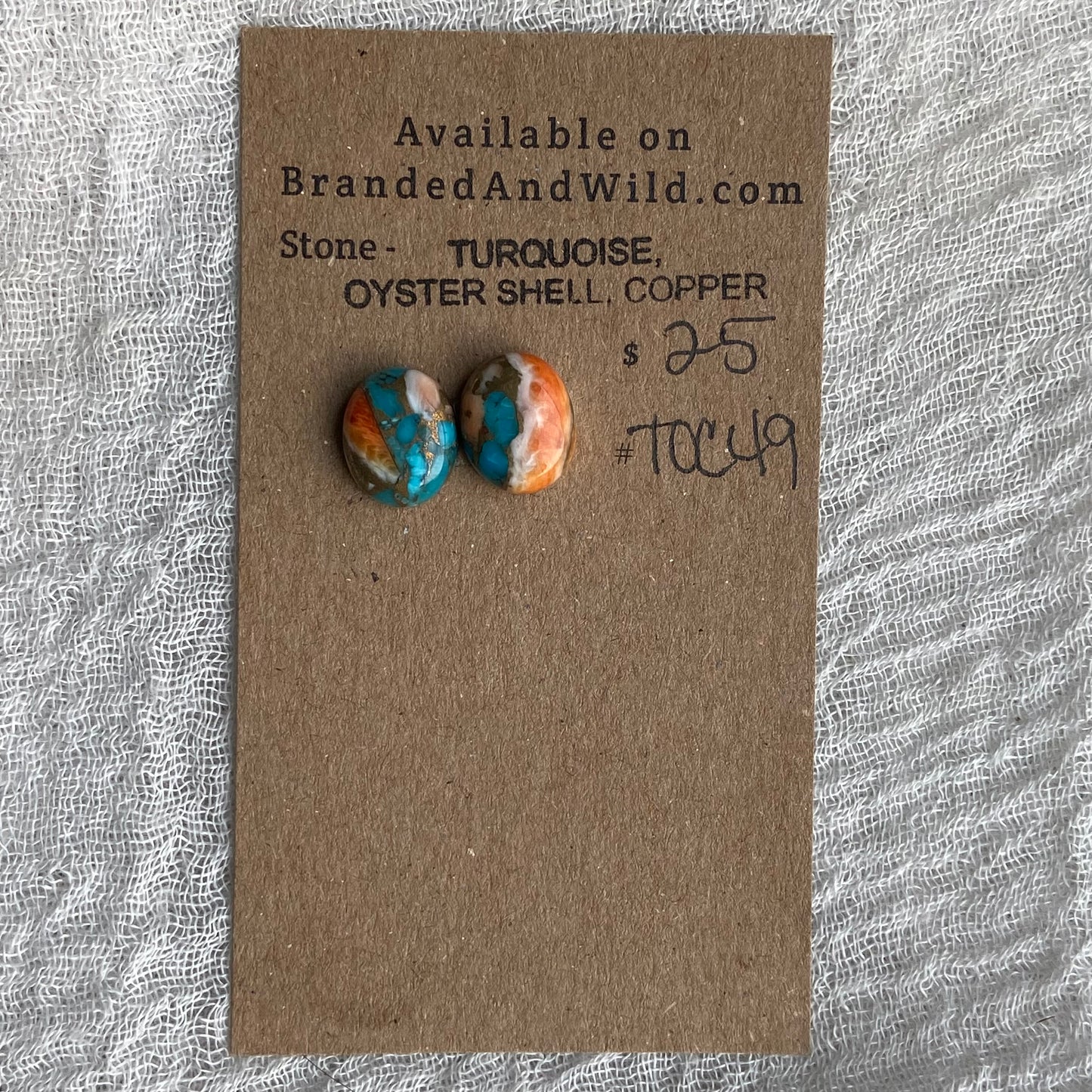 Turquoise, Oyster Shell, Copper - TOC49