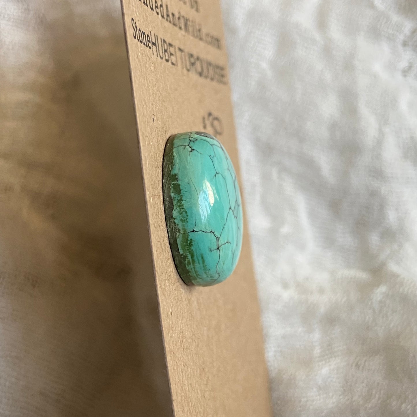 Hubei Turquoise Cabochon - H103 103F7644-F350-40B1-B3DE-E5F01F35FB4C Brandedandwild.com