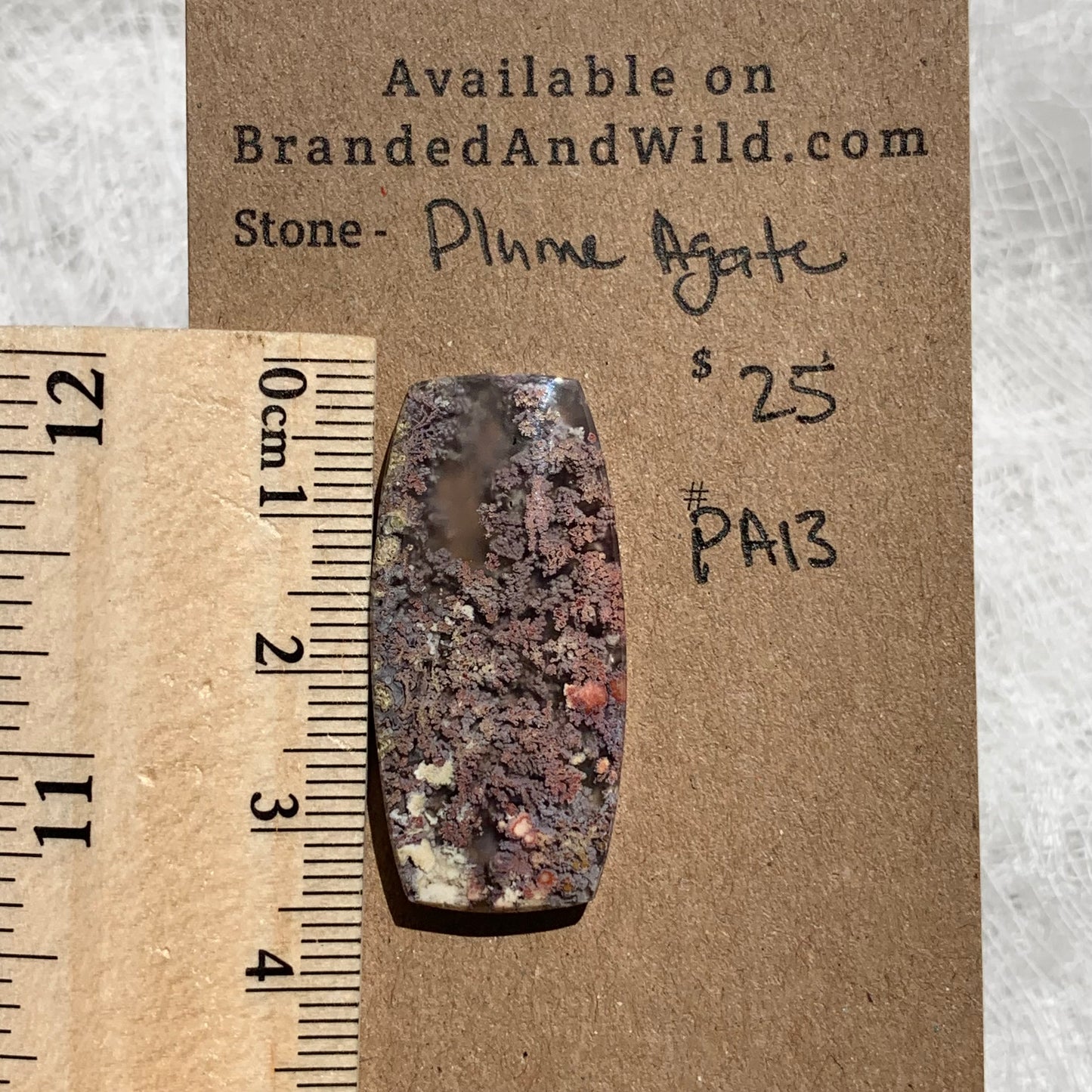 Plume Agate Cabochon - PA13