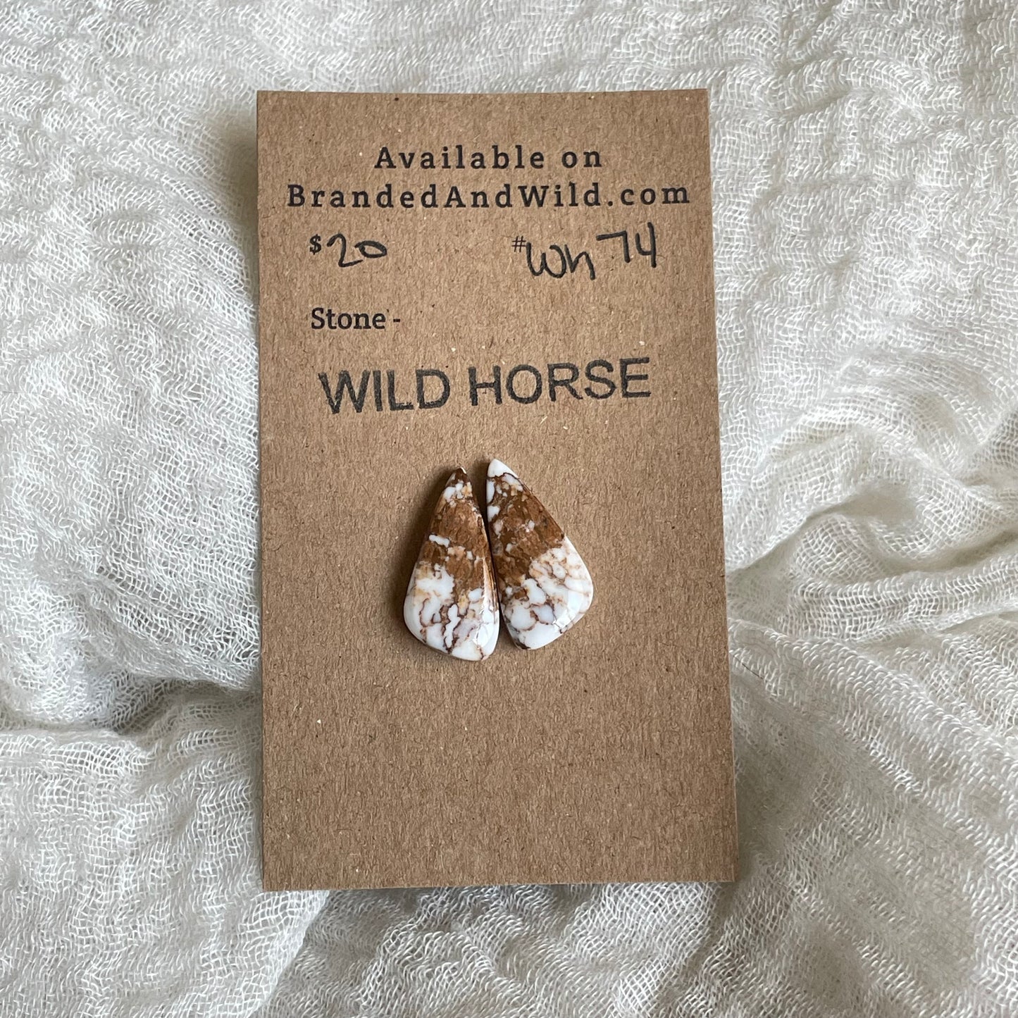 Wild Horse Cabochon - WH74 105985FC-4DD3-4181-9F96-562EA539C132 Brandedandwild.com