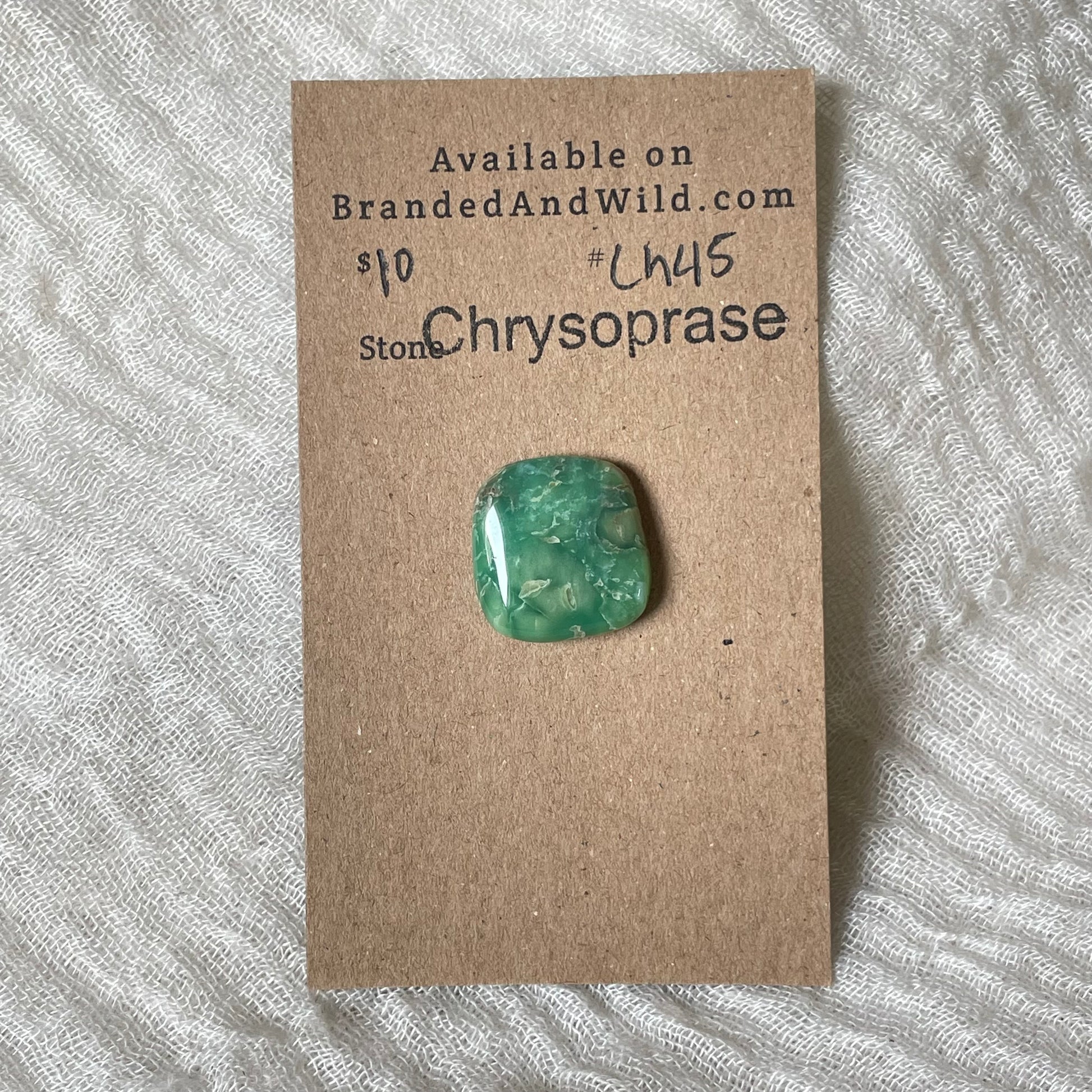 Chrysoprase Cabochon - Ch45 105DC4FE-EB7A-4F11-B8D6-4FFA4666A0B8 Brandedandwild.com
