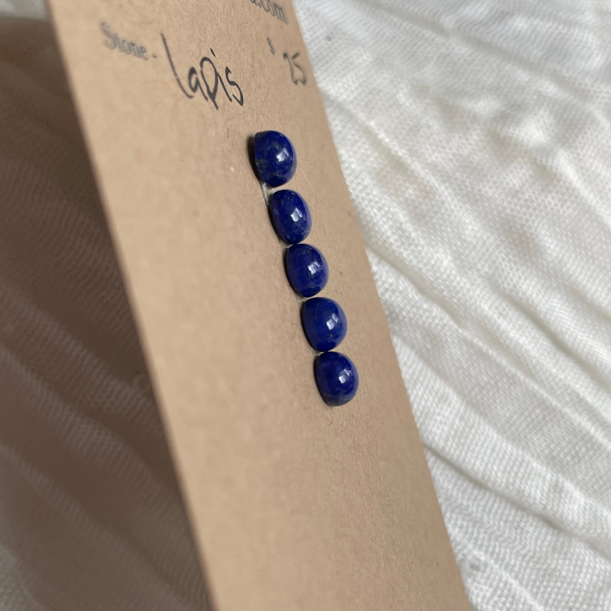 Lapis Cabochon - L3 106698E4-9DAE-4270-9456-55ECC6542D95 Brandedandwild.com