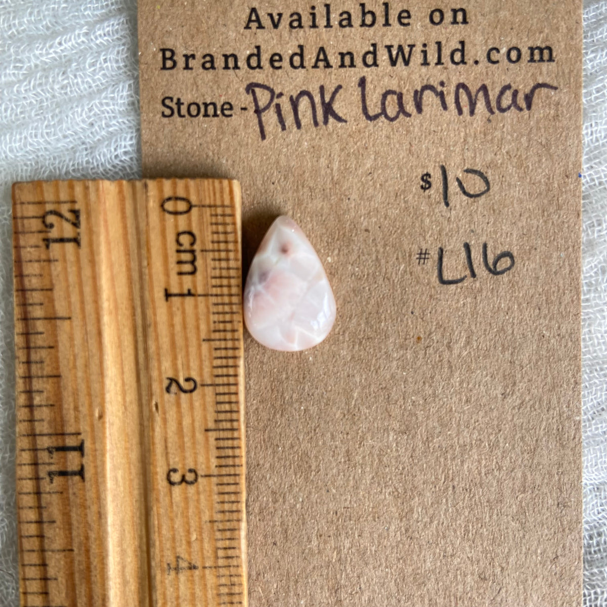 Pink Larimar Cabochon - PL16