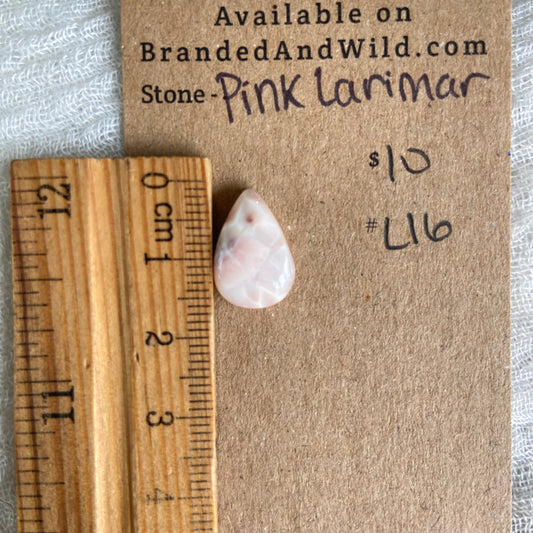 Pink Larimar Cabochon - PL16