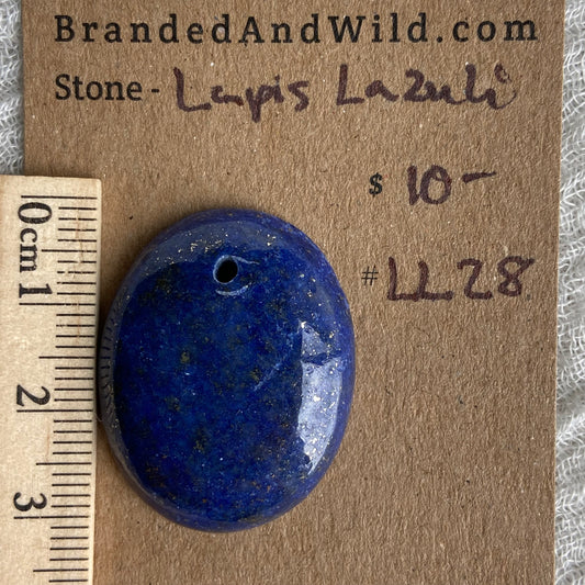 Lapis Lazuli Cabochon -Drilled- LL28