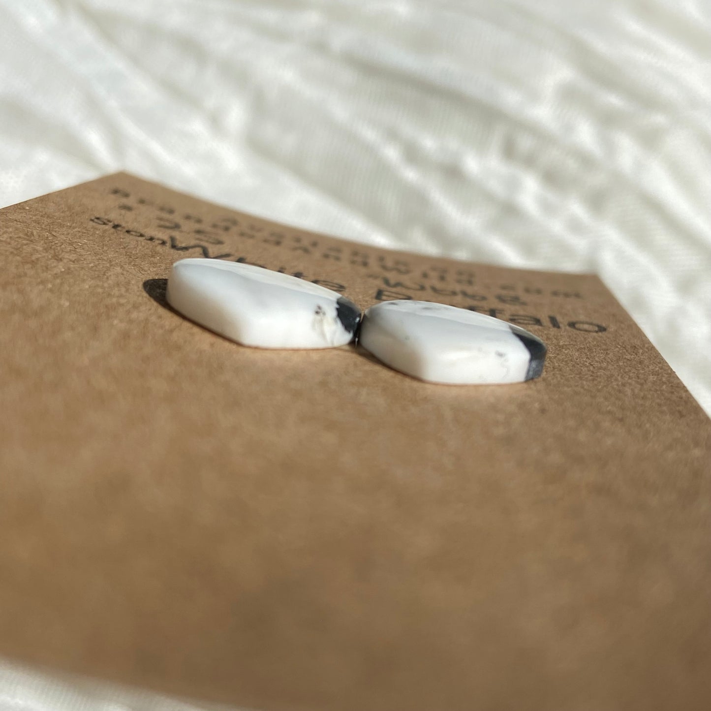 White Buffalo Cabochon - WB68 10C9965F-4D1E-43BC-B318-BCA7D5ADB61E Brandedandwild.com