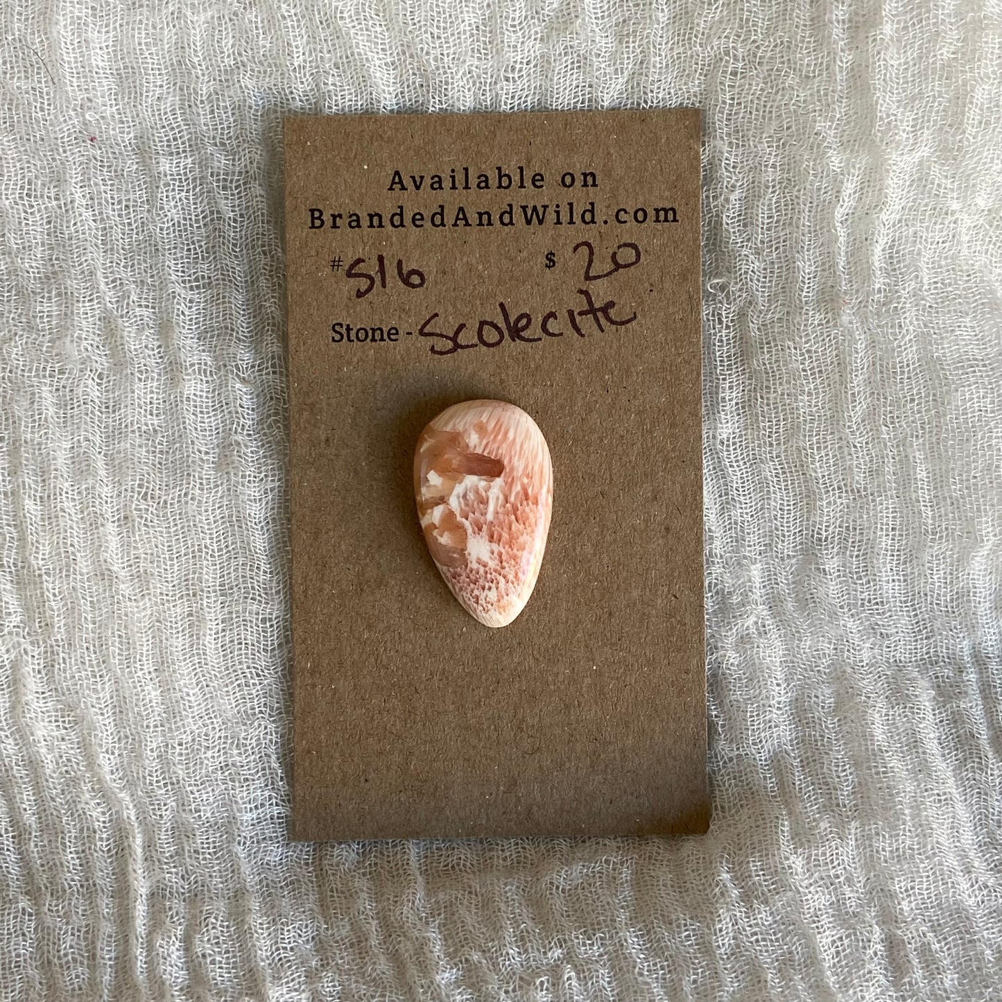 Scolecite Cabochon - S16