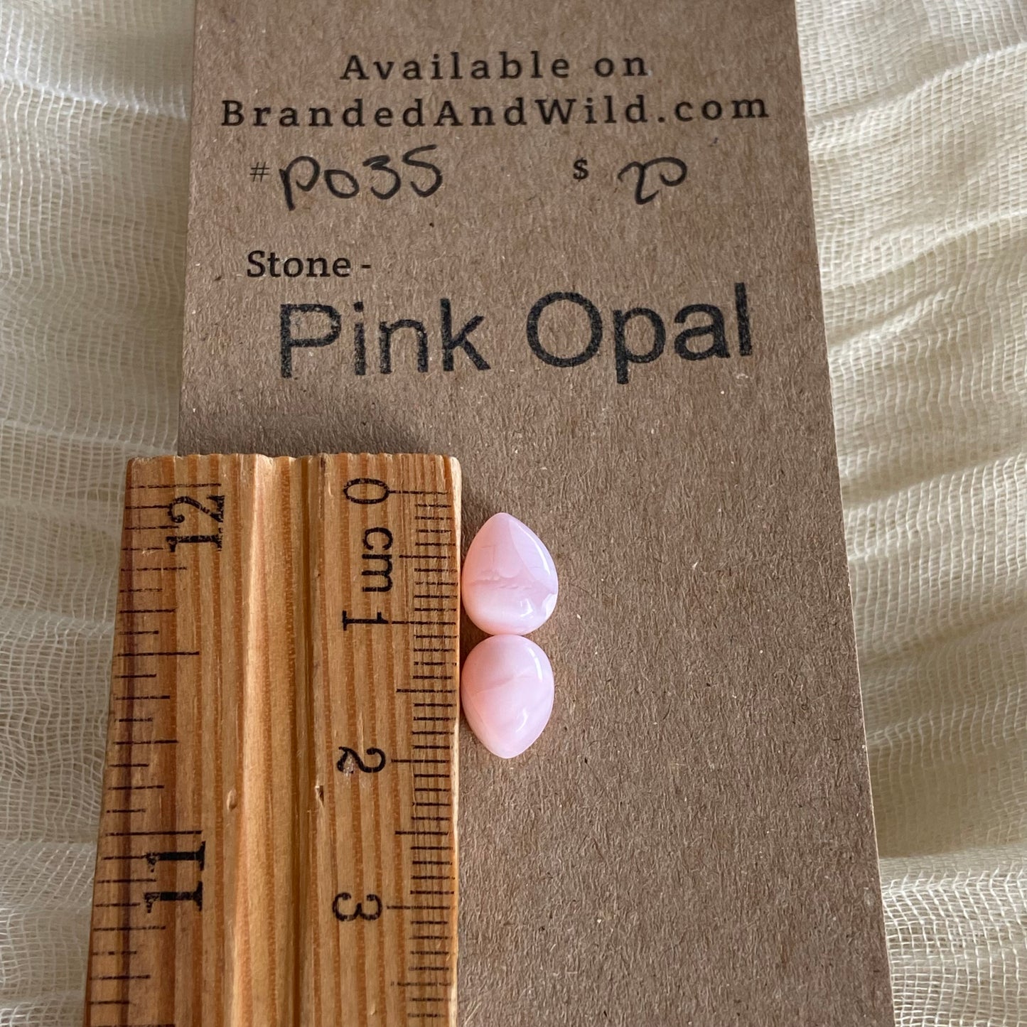 Pink Opal Cabochon - P035