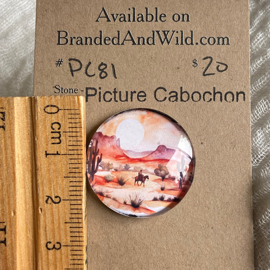 Picture Cabochon - Cabochon - PC81 113807BD-79D7-4655-B4F5-68CEEE97B8C3 Brandedandwild.com