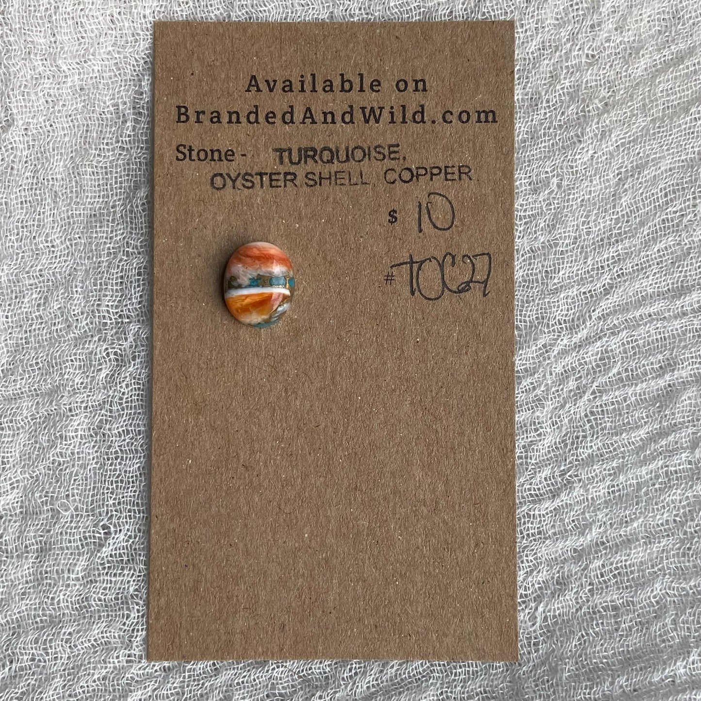 Turquoise, Oyster Shell, Copper - TOC27
