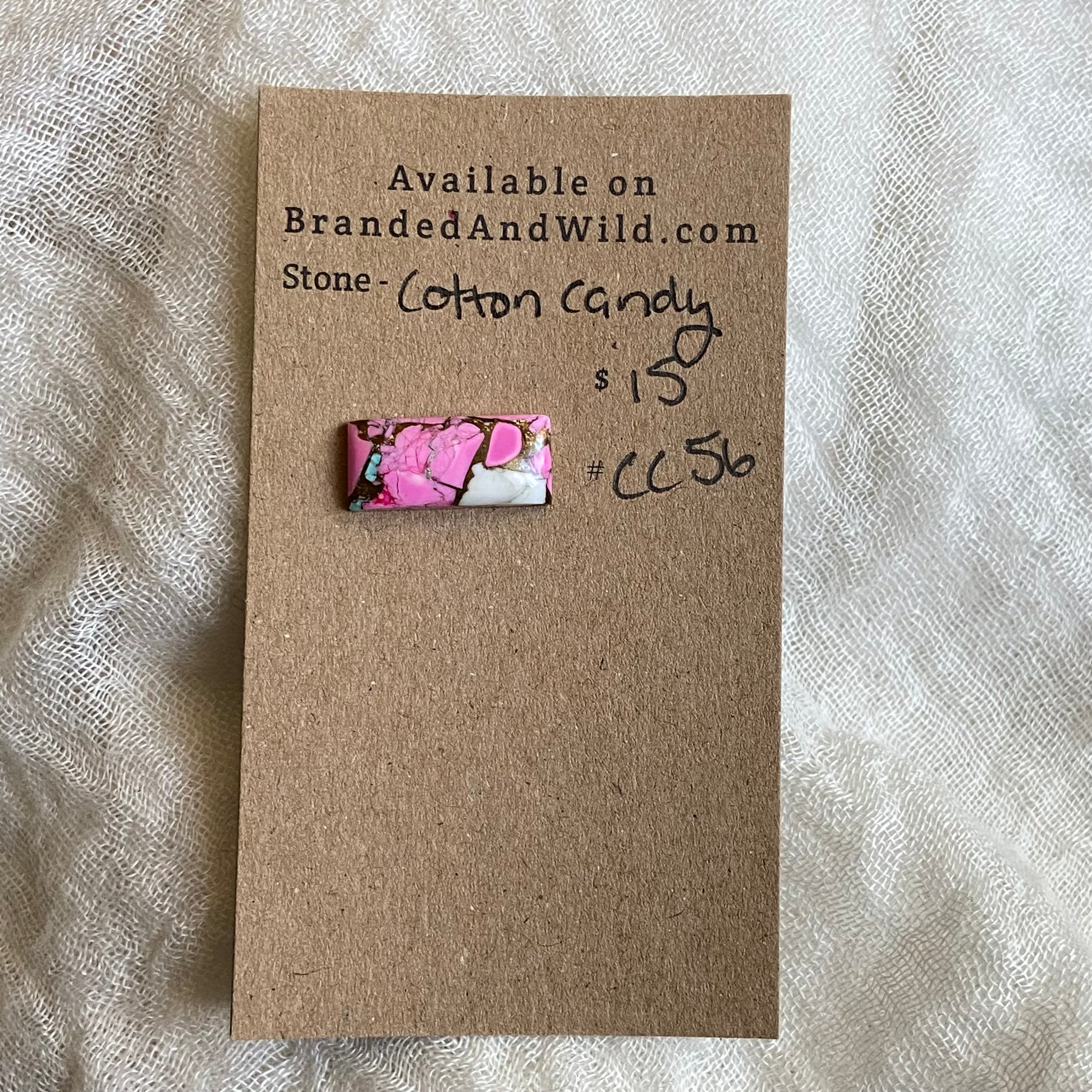 Cotton Candy Cabochon - CC56 11468FE6-4133-4D6D-A180-9325FC7EE87D Brandedandwild.com