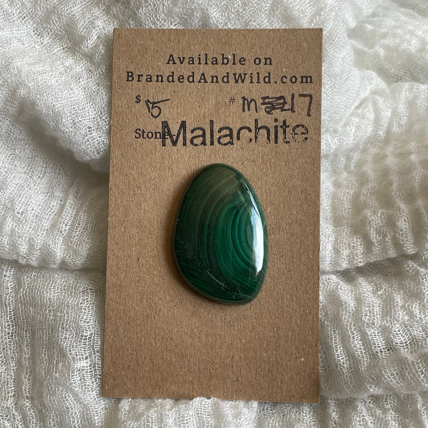 Malachite Cabochon - M17